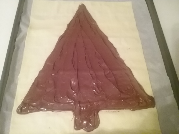 Vianočný stromček z lístkového cesta (fotorecept) - obrázok 3