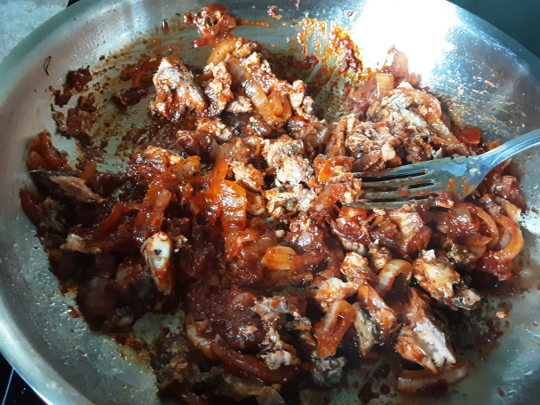 Sardinkové špagety zo zásob (fotorecept) - obrázok 5