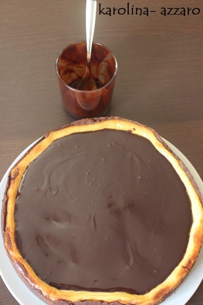 Cheesecake s hrozienkami v rume a čokoládou  - obrázok 3