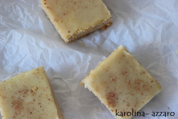 Koláč z vaječného likéru a bielej čokolády (Kocky z vaječného likéru) - obrázok 3