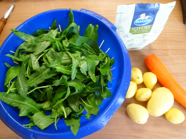 Jarná tukožrútska šťaveľová polievka so žihľavou - obrázok 1