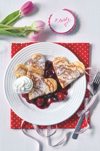 Ovocné lievancové srdiečka  - obrázok 6