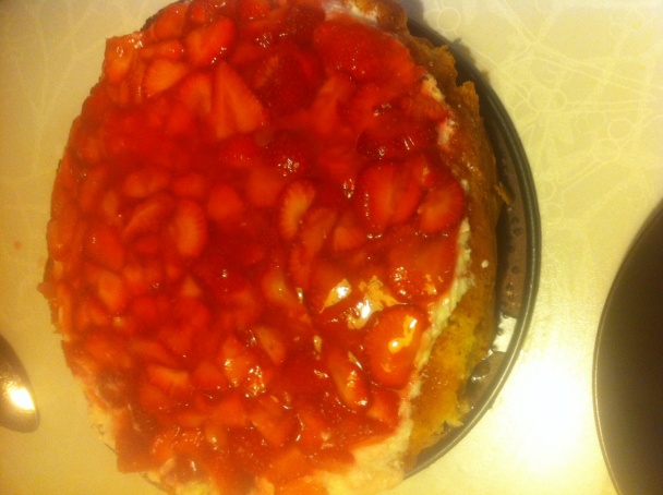 Jahodová tortička - obrázok 3