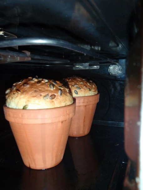 Bylinkový chlieb v kvetináči (fotorecept) - obrázok 5