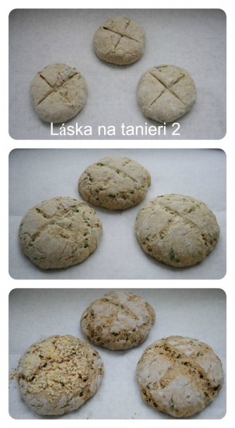 Žemličky s medvedím cesnakom  - obrázok 1