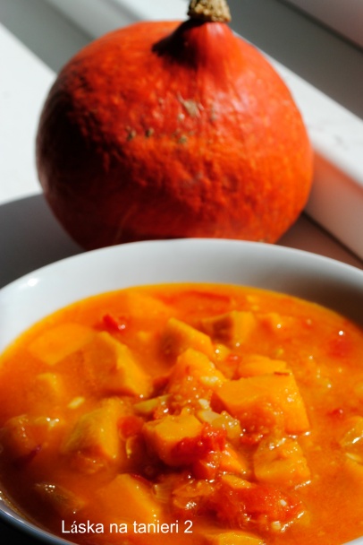 Tekvicový guláš - polievka - obrázok 6