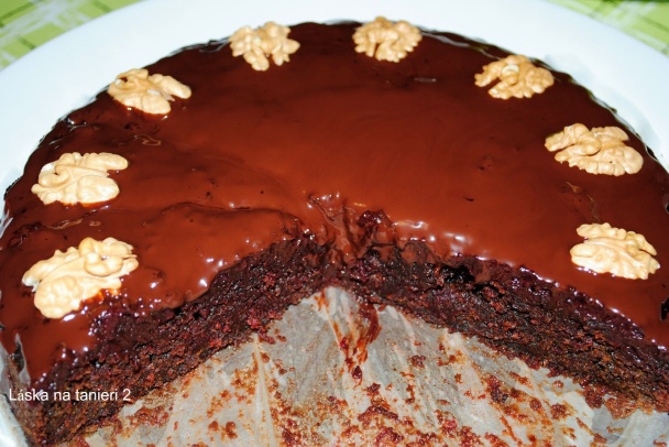Cviklový vegan koláč (fotorecept) - obrázok 5