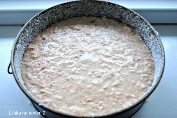 Jablkovo-mrkvový vegan koláč (fotorecept) - obrázok 3