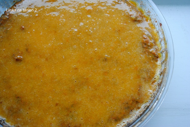 Tekvicový koláč s makom, vlašskými orechami a polevou - obrázok 4