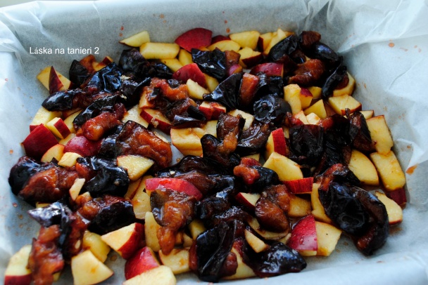 Slivkovo-jablkové crumble (fotorecept) - obrázok 1