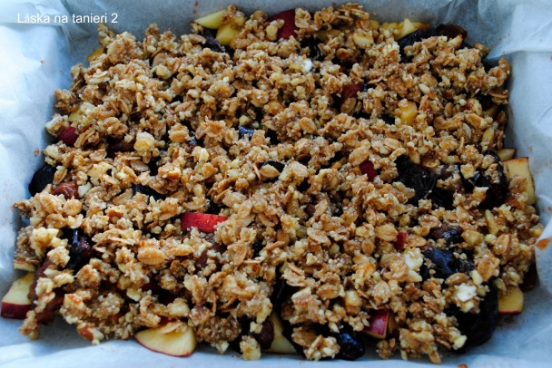 Slivkovo-jablkové crumble (fotorecept) - obrázok 3