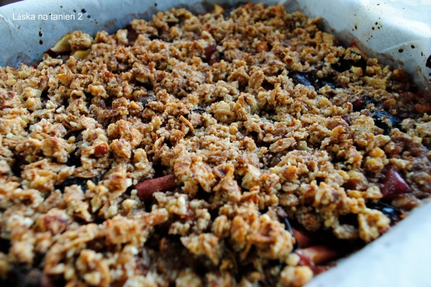 Slivkovo-jablkové crumble (fotorecept) - obrázok 4