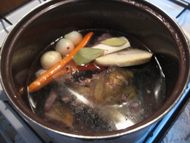 Zahuštěná polévka z kapřích hlav (fotorecept) - obrázok 2