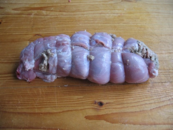 Králík plněný masovo-houbovou směsí (fotorecept) - obrázok 3