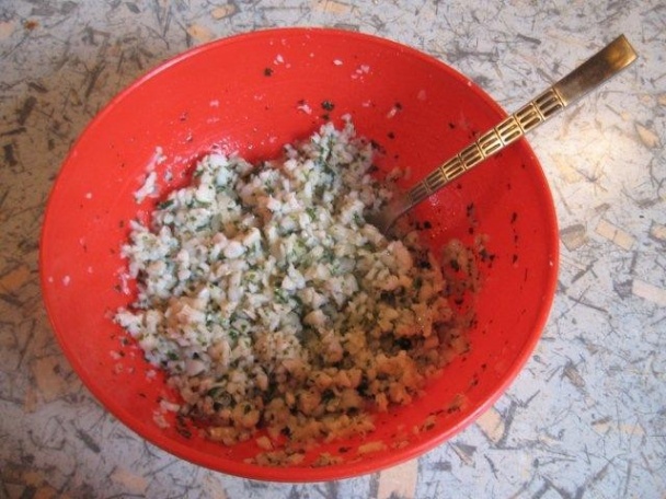 Smažené palačinky s rybí náplní (fotorecept) - obrázok 4