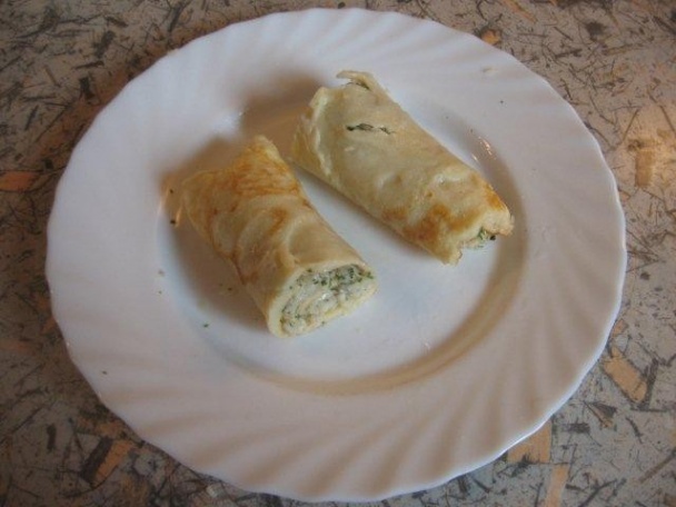 Smažené palačinky s rybí náplní (fotorecept) - obrázok 8