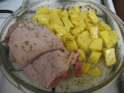 Kuřecí závitky s rozmarýnovými brambory (fotorecept) - obrázok 4