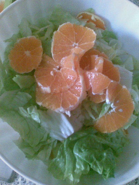 Pomarančový šalát - obrázok 1