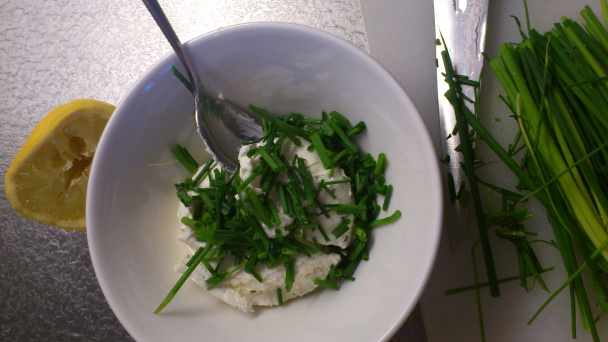 Losos so smotanovými zemiakmi a rukolou - obrázok 1