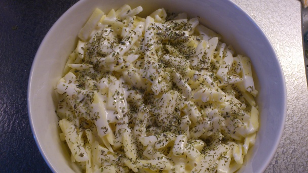 Losos so smotanovými zemiakmi a rukolou - obrázok 3