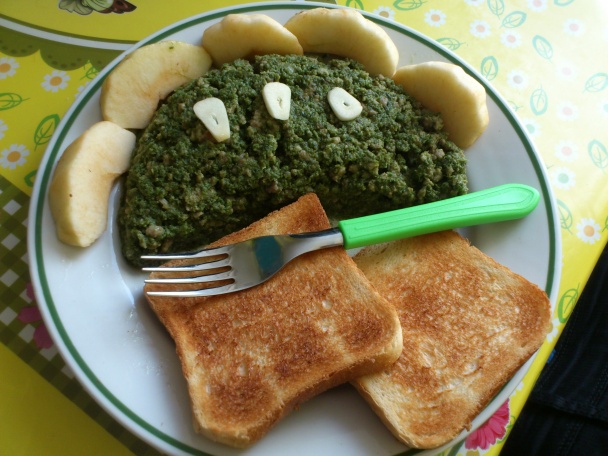 Mleté mäso so špenátom a jablkami (fotorecept) - obrázok 6