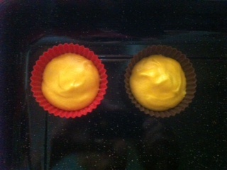 Trikolórny marshmallow muffin - obrázok 4