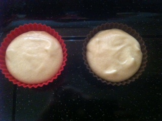 Trikolórny marshmallow muffin - obrázok 5