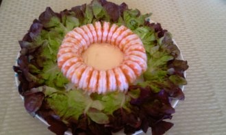 Studená misa s krevetami a údeným lososom (fotorecept) - obrázok 2