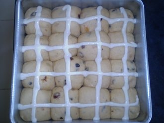 Veľkonočné buchtičky - Hot cross buns (fotorecept) - obrázok 6