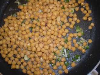 Cícerový šalát so špenátom (fotorecept) - obrázok 1