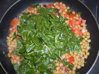 Cícerový šalát so špenátom (fotorecept) - obrázok 3