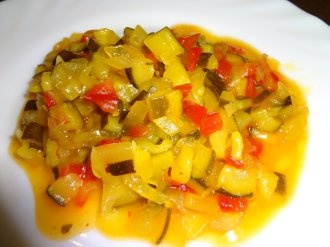 Cukiny nakladane v sladko-kyslom naleve  (fotorecept) - obrázok 7