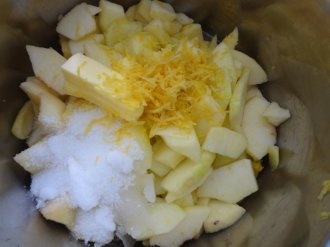 Jablkový koláč s bielkovou penou (fotorecept) - obrázok 2