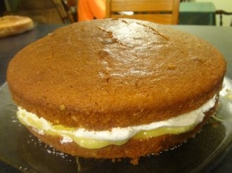 Citrónová torta s bielkovým krémom (fotorecept) - obrázok 10