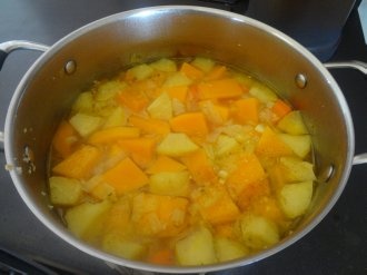 Tekvicová polievka s mrkvou a jabĺčkom (fotorecept) - obrázok 5