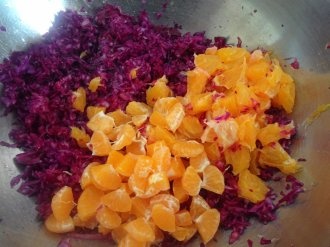 Šalát z červenej kapusty (fotorecept) - obrázok 1