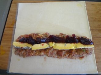 Závin z mletého morčacieho mäsa (fotorecept) - obrázok 3