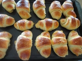 Čerešňové rohlíčky - croissants (fotorecept) - obrázok 9