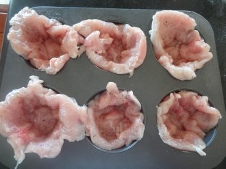 Košíčky z kuracích pŕs (fotorecept) - obrázok 6