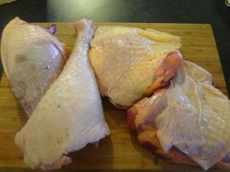 Pečené marinované morčacie stehná (fotorecept) - obrázok 1