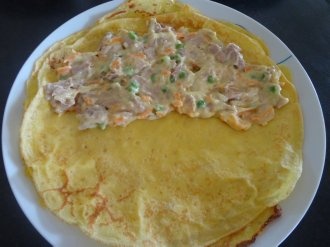 Palacinky s tuna mornay omáčkou (fotorecept) - obrázok 10