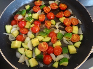 Cuketovo-paradajkový koláč (fotorecept) - obrázok 8