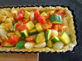 Cuketovo-paradajkový koláč (fotorecept) - obrázok 10