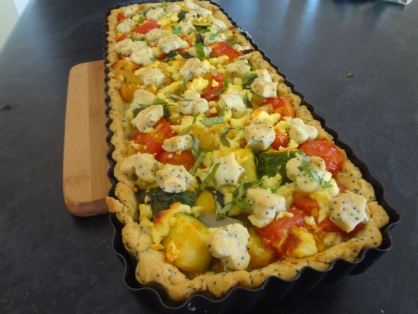 Cuketovo-paradajkový koláč (fotorecept) - obrázok 13