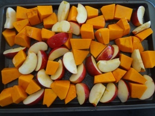 Tekvica pečená s jablkom a s medom (fotorecept) - obrázok 2
