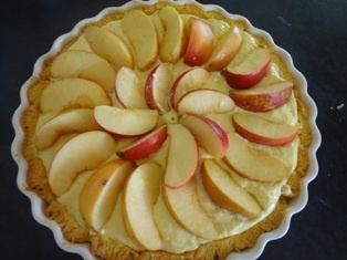 Jablkovo - tvarohový koláč so zázvorovým cestom (fotorecept) - obrázok 12