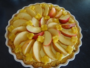 Jablkovo - tvarohový koláč so zázvorovým cestom (fotorecept) - obrázok 14