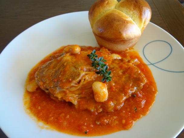 Krkovička s pečenou paprikou a s fazuľou (fotorecept) - obrázok 14