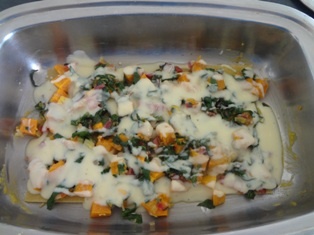 Tekvicovo-špenátové lasagne (fotorecept) - obrázok 11