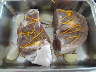 Pickled pork - Marinované pečené bravčové stehno (fotorecept) - obrázok 3